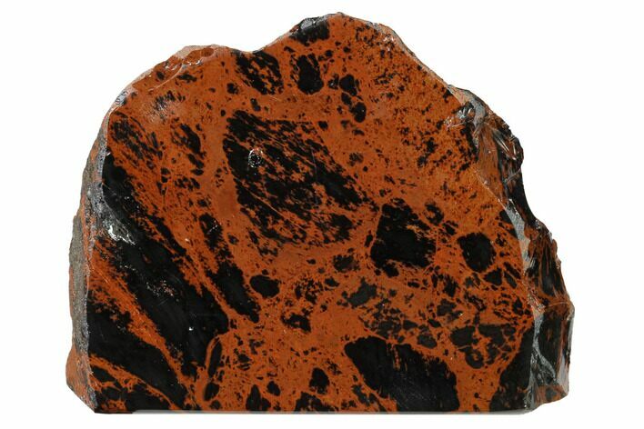 Polished Mahogany Obsidian Section - Mexico #153521